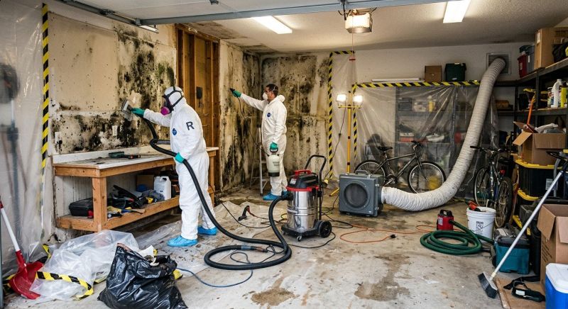 Garage Mold Remediation in Dallas, TX