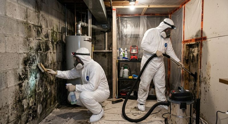 Basement Mold Removal in Bergen County, NJ