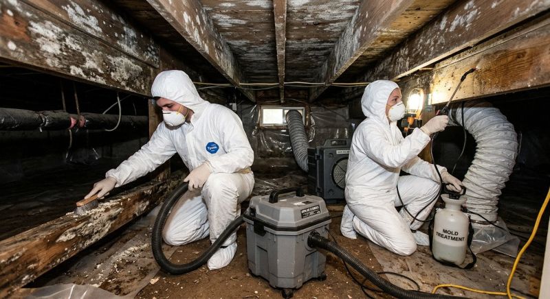 Crawl Space Mold Removal in Broward County, FL